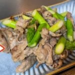 【夏バテ予防に】豚肉とアスパラのニンニク炒め